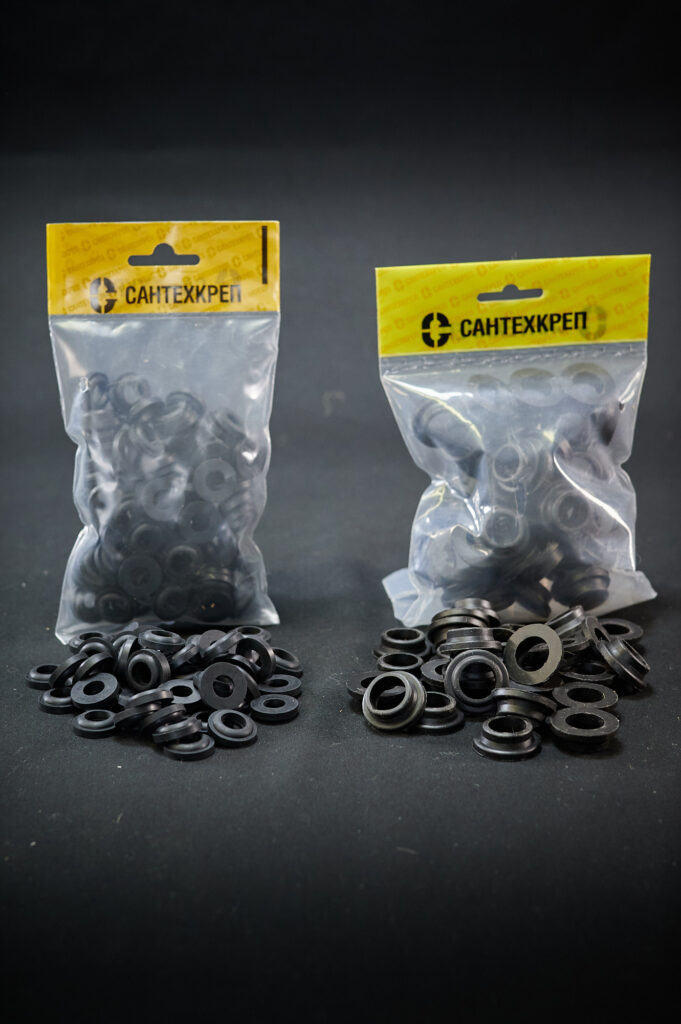 Резиновые прокладки конусные для фитингов 1/2", 3/4" и 1"