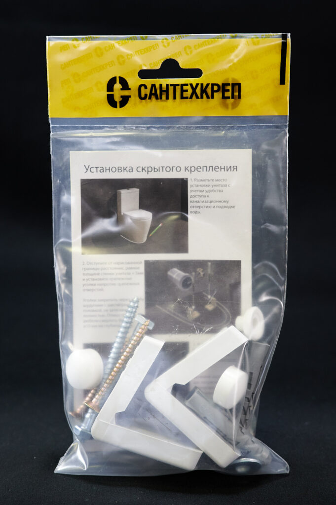 Внутренний крепеж унитаза и биде